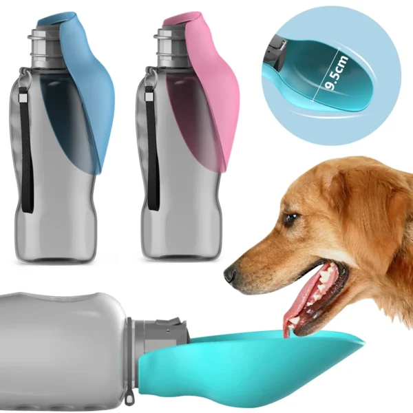 800ML Portable Travel Pet Water Bottle