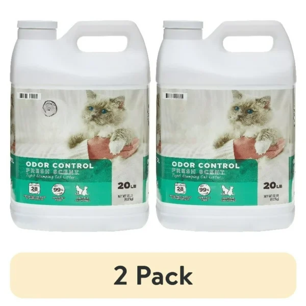 (2 pack) Clumping Clay Cat Litter